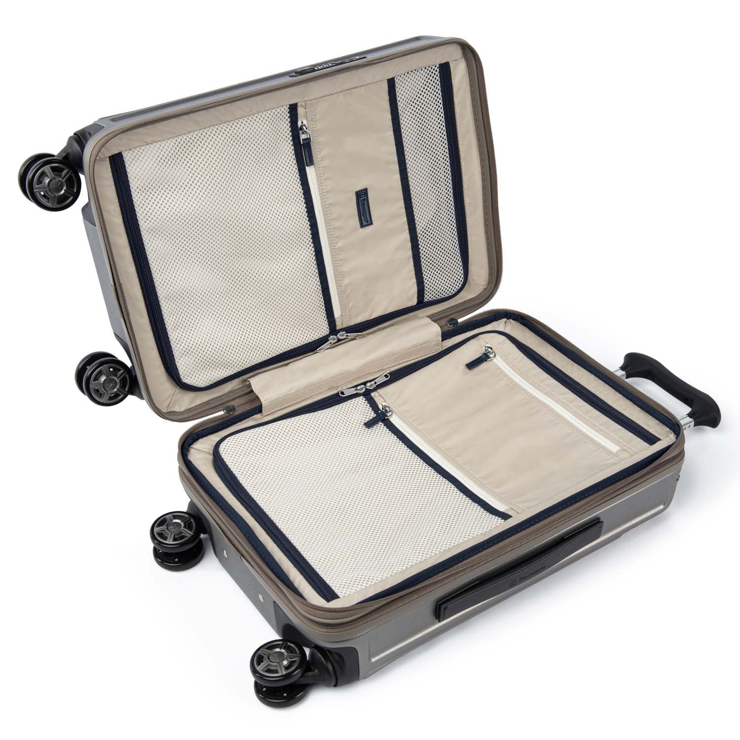 Ensemble de bagages à main rigides compacts Platinum® Elite / bagage d'enregistrement moyen