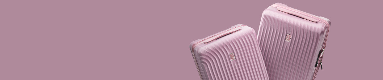 Shop by Colour - Pink Luggage, Suitcases, and Bags