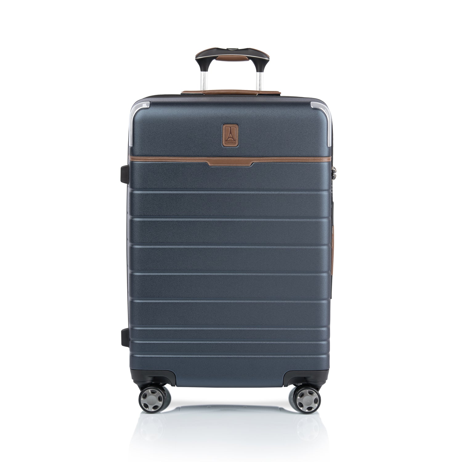 Travelpro® x Travel + Leisure Ensemble de bagages de taille moyenne avec valise d'enregistrement et sac de week-end à fond rabattable